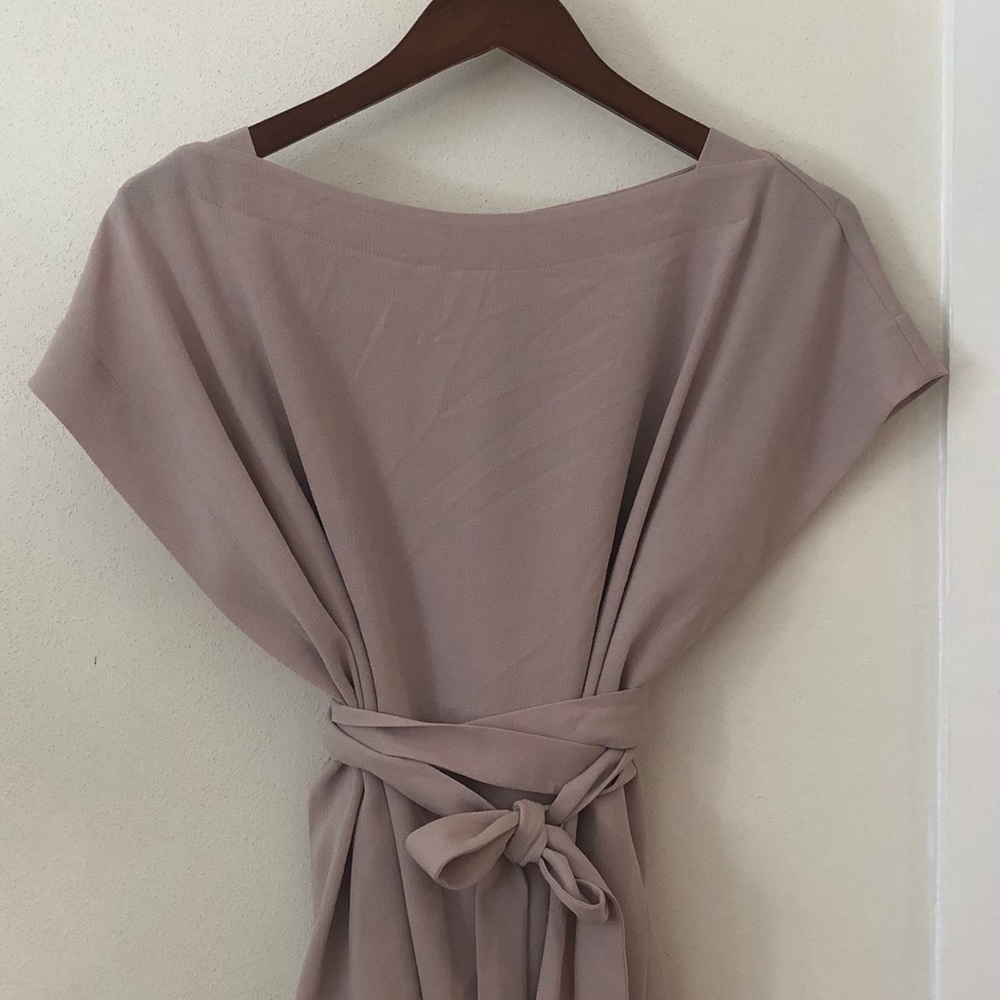 Tibi Tie Front Cape Top